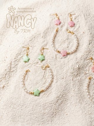 Conjunto Nancy Perlas y Estrellas