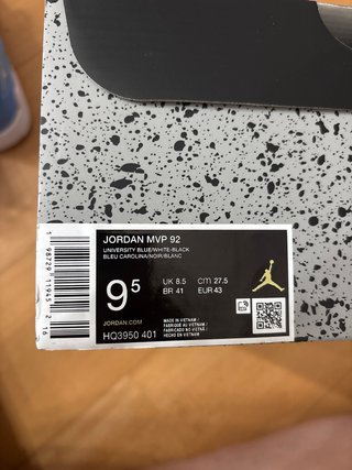 Jordan MVP 92 Azul Blanco