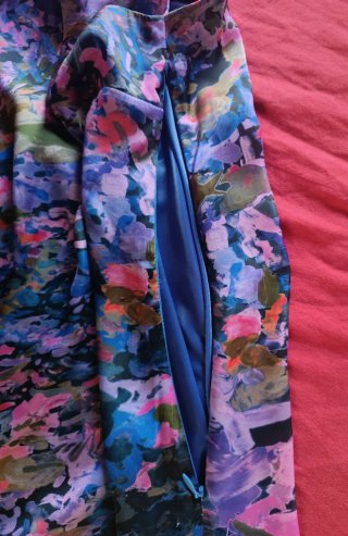 Vestido estampado sin mangas