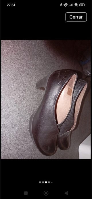 Zapatos Wonders piel negros talla 37
