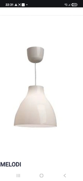 Lámpara colgante MELODI grande Ikea