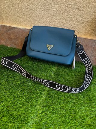 Bolso bandolera Guess azul