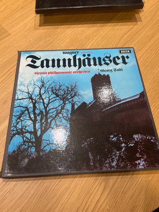 Wagner Tannhäuser Solti Decca 4 Vinilos Ópera