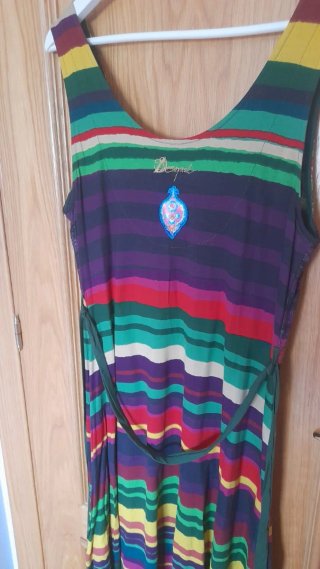 Vestido Desigual Talla XL Multicolor.