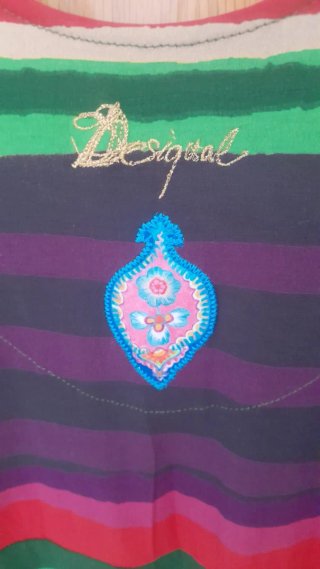 Vestido Desigual Talla XL Multicolor.