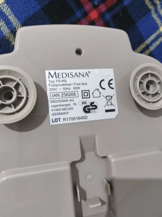 Hidromasaje Spa pies Eléctrico Medisana