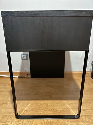 Escritorio Ikea Micke Negro/Marrón