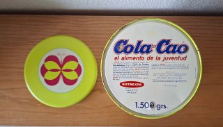 ANTIGUA LATA DE COLACAO AÑOS 60