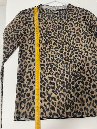Camiseta Zara Animal Print M