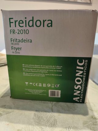 Freidora Ansonic FR-2010 sin estrenar