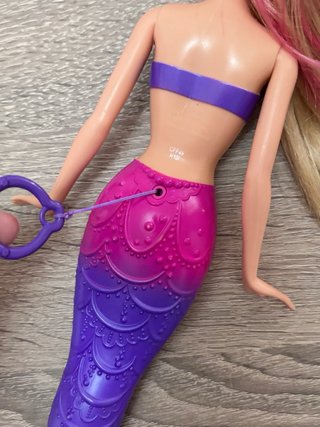 Barbie Sirena Morada y Rosa