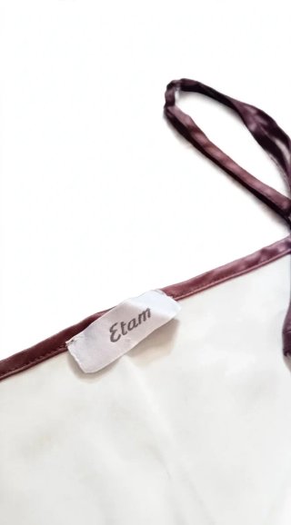 Vestido Etam seda floral