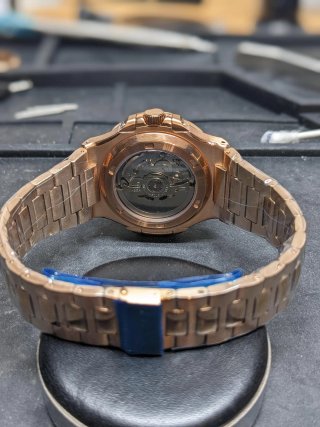 Seiko Mod Nautilus - Café Imperial & Oro Rosa