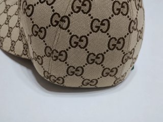 Gorra Gucci Beige y Marrón GG