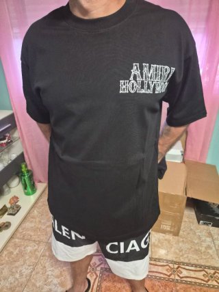 Camiseta Amiri Hollywood Negra Talla M