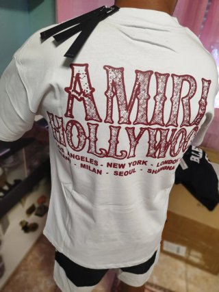 Camiseta Amiri Hollywood Negra Talla M