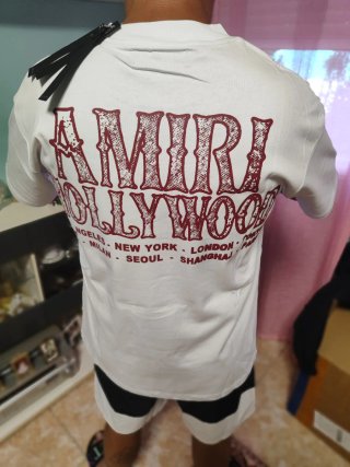 Camiseta Amiri Hollywood Negra Talla M