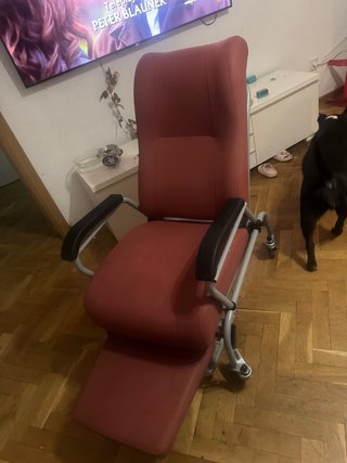 Sillón geriátrico reclinable con ruedas/Negociable