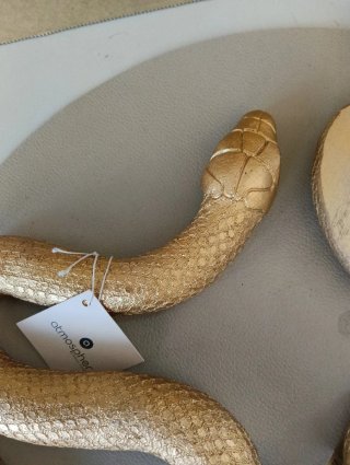 Coppia di serpenti decorativi