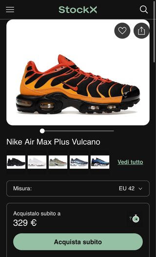 Nike Air Max TN Vulcano Originali