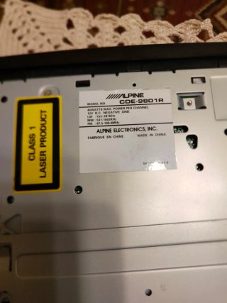 OCACION Radio CD Alpine como nueva