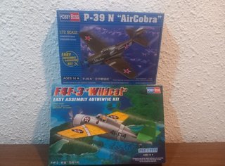 Lote 2 maquetas avión Hobby Boss