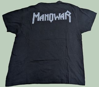 Camiseta Manowar XL Warriors of the World