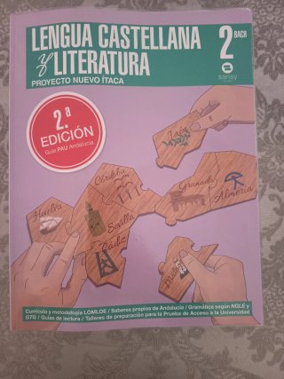 Libro Lengua Castellana y Literatura 2° Bach