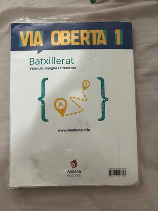 Valencià, llengua i literatura, batxillerat, 1