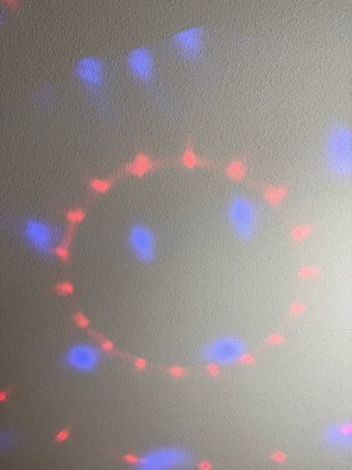 Bola de discoteca LED con mando
