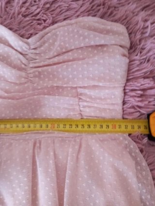Vestido rosa ceremonia Bershka Talla XS
