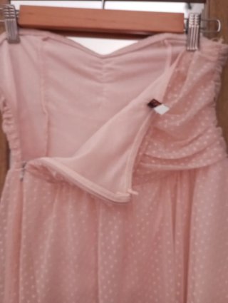 Vestido rosa ceremonia Bershka Talla XS