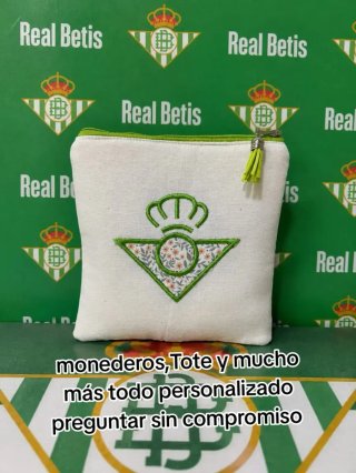Monederos personalizados Real Betis