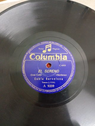 Lote Discos pizarra Columbia Rumba Tambah.