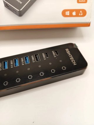 Hub USB RSHTECH 10 Puertos