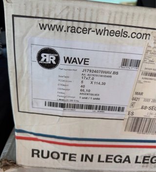 4 Llantas Wave 17 pulgadas nuevas