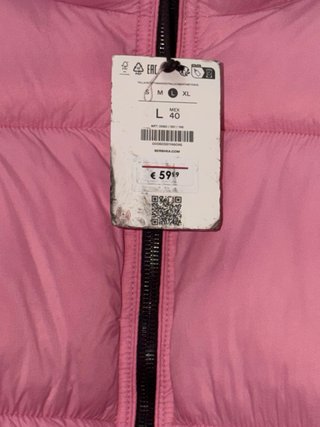 Abrigo rosa Pull&Bear