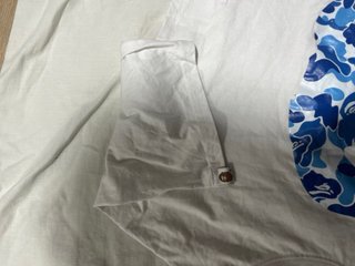 Camiseta BAPE Azul y Blanca
