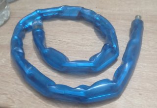 Candado azul para bici o moto