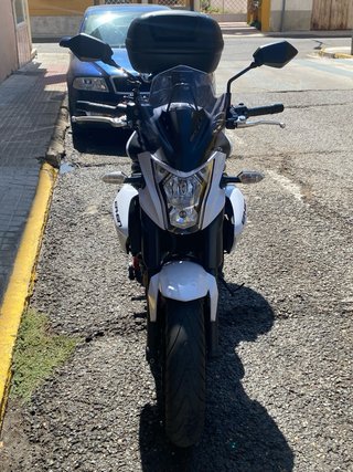Kawasaki ER-6N Blanca