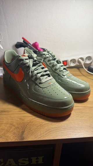 Nike Air Force 1 Low Verde Naranja