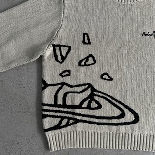 Broken Planet Jersey Beige y Negro