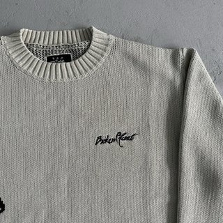 Broken Planet Jersey Beige y Negro