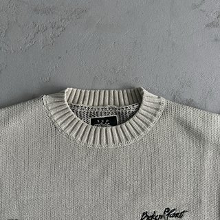 Broken Planet Jersey Beige y Negro