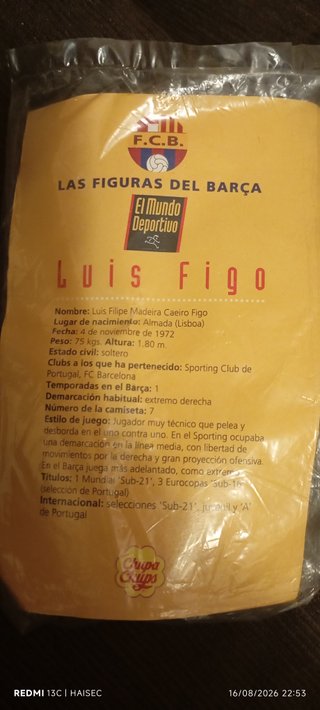 Figura Luis Figo FC Barcelona 1995