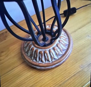 Cabecero Hierro Forjado Terracota Dorado 135/150