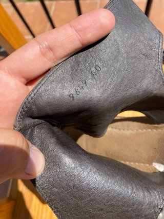 Sandalias gladiador Vialis piel marrón 40