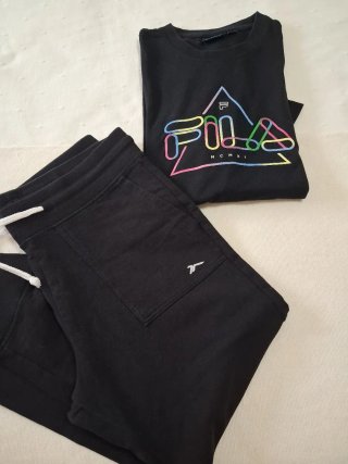Conjunto Fila: Camiseta T.M y Pantalón T.M/L