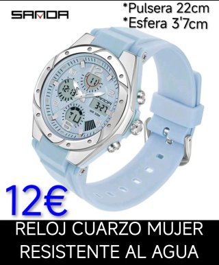Reloj Samoa Cuarzo Mujer Resistente al Agua