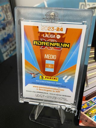 Cromo firmado Moleiro Adrenalyn 23/24 con foto